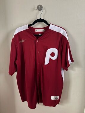 Unisex Bryce Harper Philadelphia Phillies Maroon Jersey Size Large